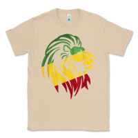Mushroom Lion of Judah Reggae, Rasta, Ethiopia Jamaican Roots Classic Tee - ArtChic