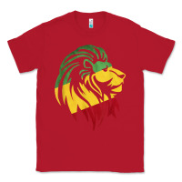 Red Lion of Judah Reggae, Rasta, Ethiopia Jamaican Roots Classic Tee - ArtChic