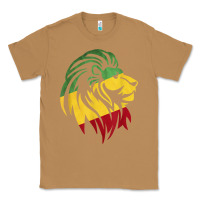 Toasted Coconut Lion of Judah Reggae, Rasta, Ethiopia Jamaican Roots Classic Tee - ArtChic