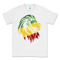 White Lion of Judah Reggae, Rasta, Ethiopia Jamaican Roots Classic Tee - ArtChic