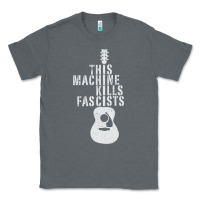 Charcoal Heather This Machine Kills Fascists Classic Tee - ArtChic
