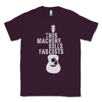 Plum This Machine Kills Fascists Classic Tee - ArtChic