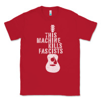 Red This Machine Kills Fascists Classic Tee - ArtChic