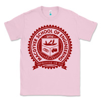 Bubblegum Pink macgyver school of engineering Classic Tee - ArtChic