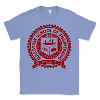 Colony Blue macgyver school of engineering Classic Tee - ArtChic