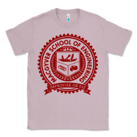 Lilac macgyver school of engineering Classic Tee - ArtChic