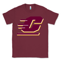Burgundy The central michigan of chippewas Classic Tee - ArtChic