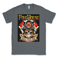 Charcoal Heather firehouse rock love Classic Tee - ArtChic