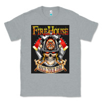 Heather Grey firehouse rock love Classic Tee - ArtChic