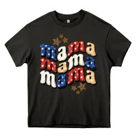 Asphalt american mama Heavy Core Tee - BundleAndBundleShop