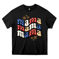 Black american mama Heavy Core Tee - BundleAndBundleShop