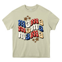 Mossy american mama Heavy Core Tee - BundleAndBundleShop