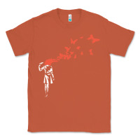Copper banksy headshot butterfly Classic Tee - ArtChic