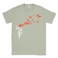 Matcha banksy headshot butterfly Classic Tee - ArtChic