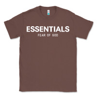 Chestnut fear of god essentials Classic Tee - ArtChic