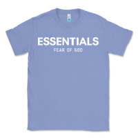 Colony Blue fear of god essentials Classic Tee - ArtChic