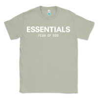Matcha fear of god essentials Classic Tee - ArtChic
