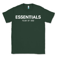 Sports Green fear of god essentials Classic Tee - ArtChic