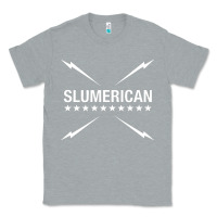 Heather Grey slumerican Classic Tee - ArtChic
