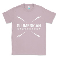 Lilac slumerican Classic Tee - ArtChic