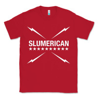 Red slumerican Classic Tee - ArtChic