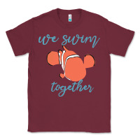 Burgundy just keep swimming 25 Classic Tee - ArtChic