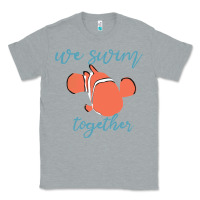 Heather Grey just keep swimming 25 Classic Tee - ArtChic