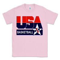 Bubblegum Pink usa basketball Classic Tee - ArtChic