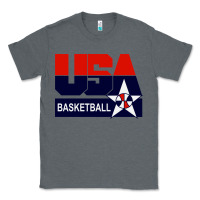 Charcoal Heather usa basketball Classic Tee - ArtChic
