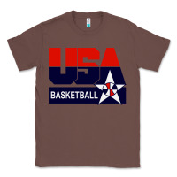 Chestnut usa basketball Classic Tee - ArtChic