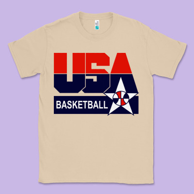 Usa Basketball Classic Tee Designed By Artchic