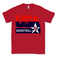 Red usa basketball Classic Tee - ArtChic