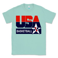 Seafoam usa basketball Classic Tee - ArtChic