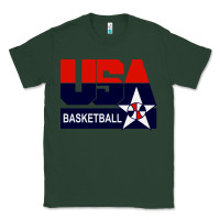 Sports Green usa basketball Classic Tee - ArtChic