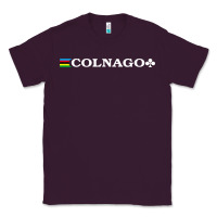 Plum Colnago Bicycling Bike Classic Tee - ArtChic