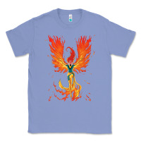 Colony Blue X-Men Jean Grey Phoenix Cosmic Flames Classic Tee - ArtChic