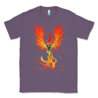 Lavender X-Men Jean Grey Phoenix Cosmic Flames Classic Tee - ArtChic