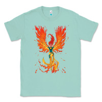 Seafoam X-Men Jean Grey Phoenix Cosmic Flames Classic Tee - ArtChic