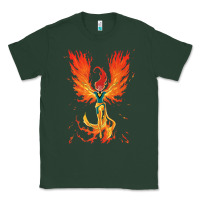 Sports Green X-Men Jean Grey Phoenix Cosmic Flames Classic Tee - ArtChic