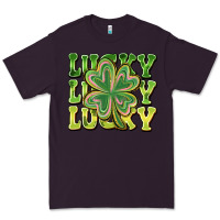 Plum Lucky Clover Premium Tee - CowhideDigitalArt
