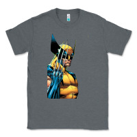 Charcoal Heather wolverine 3 Classic Tee - ArtChic