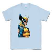 Dusty Blue wolverine 3 Classic Tee - ArtChic
