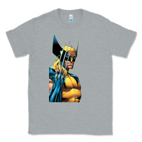 Heather Grey wolverine 3 Classic Tee - ArtChic