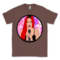 Chestnut red hair girl singing Classic Tee - ArtChic