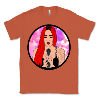 Copper red hair girl singing Classic Tee - ArtChic