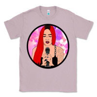 Lilac red hair girl singing Classic Tee - ArtChic
