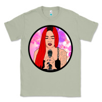 Matcha red hair girl singing Classic Tee - ArtChic