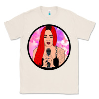 Natural red hair girl singing Classic Tee - ArtChic