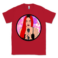 Red red hair girl singing Classic Tee - ArtChic
