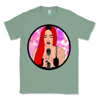 Sage red hair girl singing Classic Tee - ArtChic